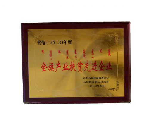 全旗産業扶貧先進企業